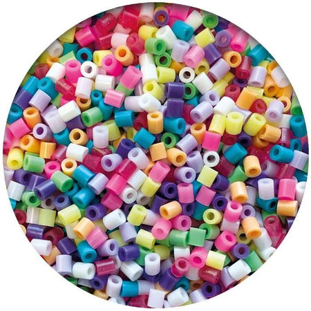 Mix di perline da stirare - 9000 scatole alla moda - SES CREATIVE - 9000 perline in colori vivaci.