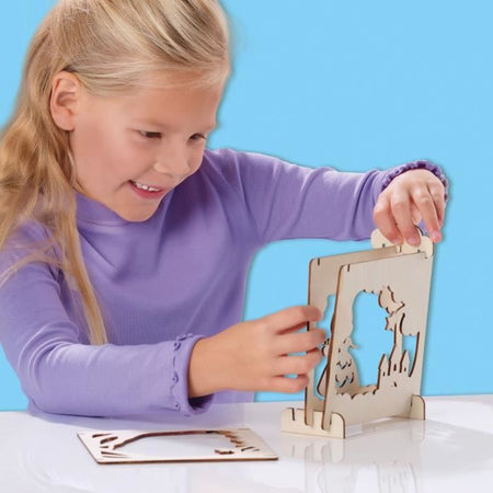 Scatola delle ombre a tema fiabesco (si illumina al buio) - SES CREATIVE