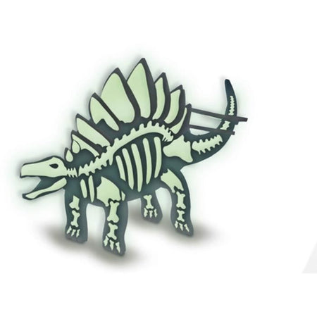 Dinosauro in legno che si illumina al buio - Kit fai da te - SES CREATIVE - Crea il tuo dinosauro che si illumina al buio.