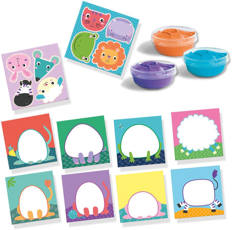 Il mio primo - Pittura con le dita - Animali - SES CREATIVE - Dipingi 8 carte di animali felici.