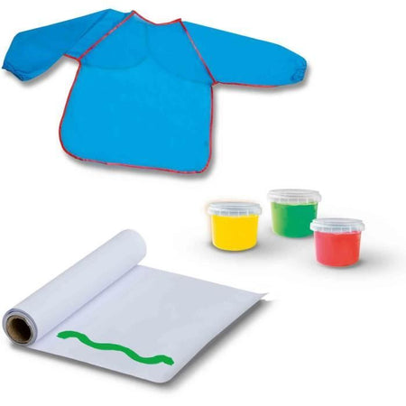 Il mio primo - Il mio primo kit per dipingere con le dita con grembiule - SES CREATIVE