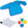 Il mio primo - Il mio primo kit per dipingere con le dita con grembiule - SES CREATIVE
