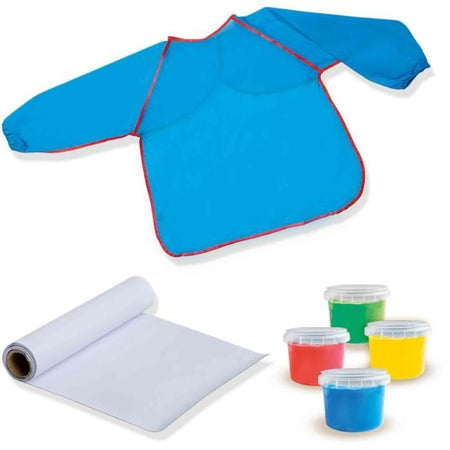 Il mio primo - Il mio primo kit per dipingere con le dita con grembiule - SES CREATIVE
