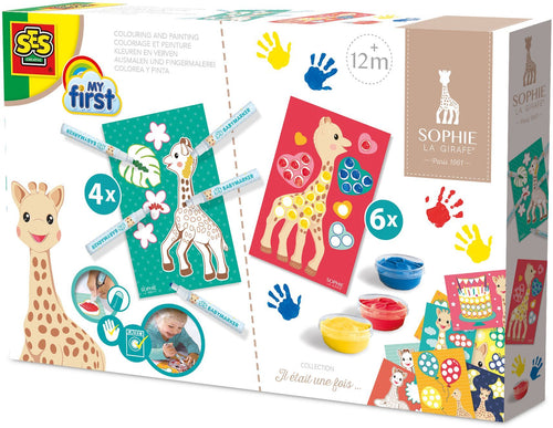SES CREATIVE - Sophie la giraffa - Colorare e dipingere