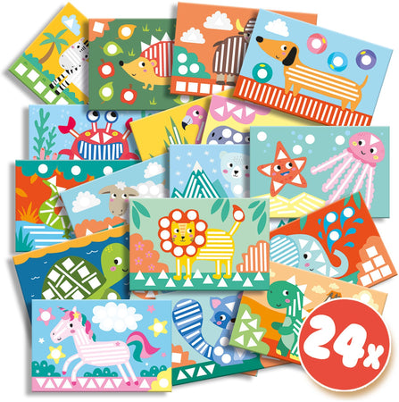 SES CREATIVE - Imparo a incollare e riconoscere le forme