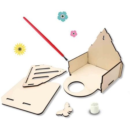 Hotel delle farfalle - Giocattolo educativo - SES CREATIVE - Costruisci e decora un hotel delle farfalle.