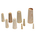 Set 9 Coni In Legno