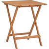 Set di legno Acacia FSC - composto da un tavolo quadrato e 2 sedie pieghevoli