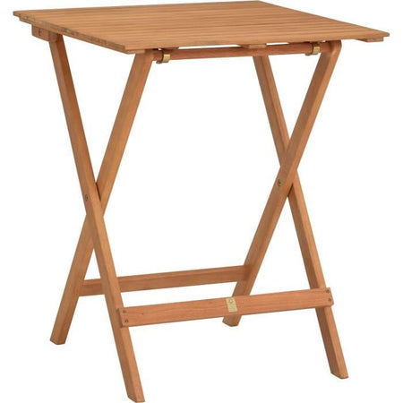 Set di legno Acacia FSC - composto da un tavolo quadrato e 2 sedie pieghevoli