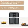 Friggitrice ad aria calda SEVERIN FR2452 - 5L - Friggitrice senza olio - Multicooker - Tempo e termostato regolabili - Nero