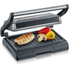 SEVERIN KG2394 Grill multifunzione compatto: carne - panini - verdure - piatti antiaderenti 23x14-5 cm - raccogli grassi