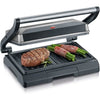 SEVERIN KG2394 Grill multifunzione compatto: carne - panini - verdure - piatti antiaderenti 23x14-5 cm - raccogli grassi
