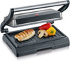 SEVERIN KG2394 Grill multifunzione compatto: carne - panini - verdure - piatti antiaderenti 23x14-5 cm - raccogli grassi