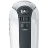 SEVERIN HM3830 Mescolatore elettrico: mescola, batti, impasta - 5 velocità + funzione turbo, 1600 giri / min, 2 fruste e ganci in acciaio inox