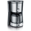 SEVERIN KA4845 TypeSwitch Caffettiera con filtro isotermico, Selettore di aromi, 8 tazze, Capacità: 1 L, Potenza: 1000 W, Acciaio inossidabile / Nero