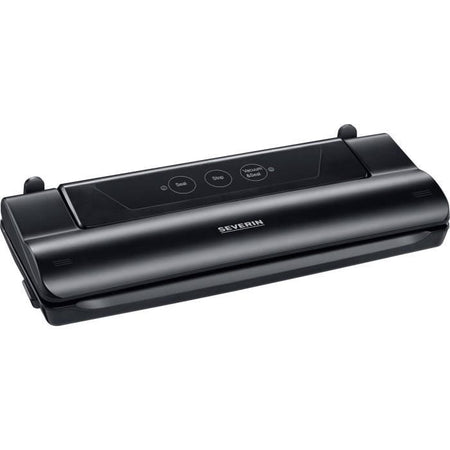 SEVERIN FS3610 Sacchetto di soda compatto - Aspirazione e chiusura automatica - Mantiene il cibo fresco 8 volte più a lungo / Nero