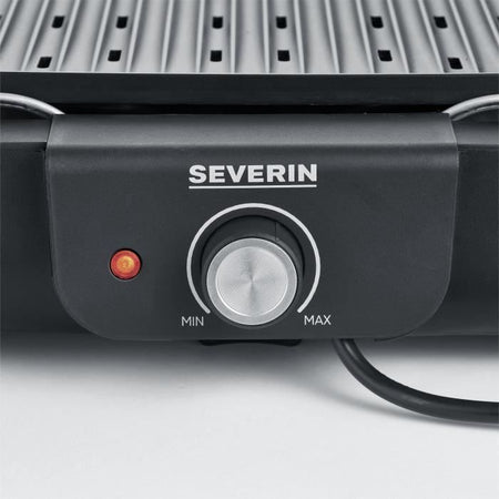 Barbecue elettrico da tavolo - SEVERIN - PG8556 - Plancha grill con piastra rigata antiaderente