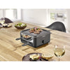 Griglia per raclette - SEVERIN - RG2360 - 4 persone. - Compatto - Piatto 24 x 24 cm - Include 4 padelle e spatole - Nero