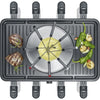 Combo Raclette-Fondue - SEVERIN - RG2347 - 8 persone - Caquelon con 8 forchette e 8 spatole - Nero