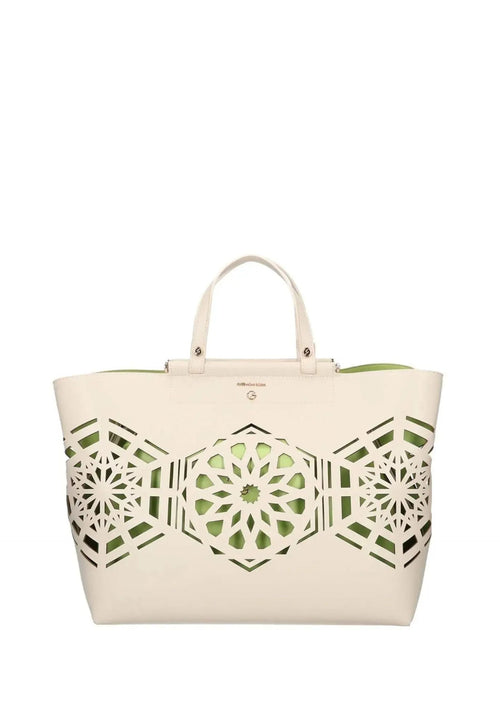 GATTINONI BORSA CRYSTAL SHOPPING PU OFF da donna