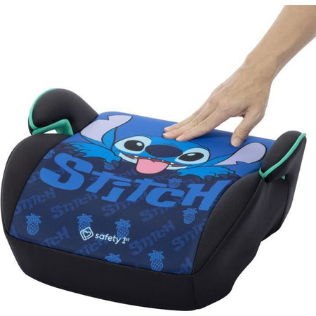 Seggiolino auto SAFETY 1st Disney Star Plus i-Safe Stitch Booster, Gruppo 3, con cintura, da 6 a 10-12 anni (36 kg), Classic Stitch