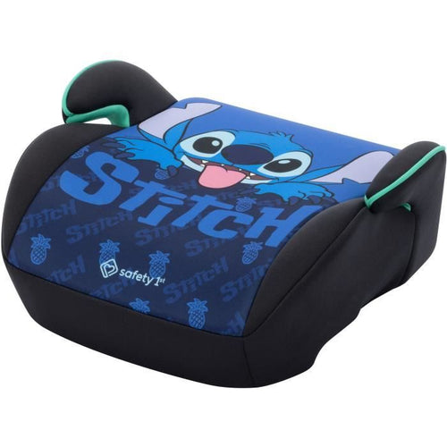 Seggiolino auto SAFETY 1st Disney Star Plus i-Safe Stitch Booster, Gruppo 3, con cintura, da 6 a 10-12 anni (36 kg), Classic Stitch