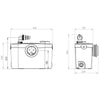 SFA smerigliatrice WC SANIPRO XR UP