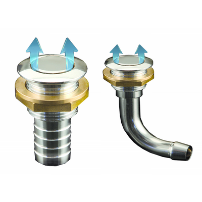 Sfiato Incasso Curvo Pg. Ø Mm.16
