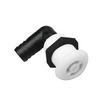 Sfiato Nylon Bianco Curvo Ø Mm.16