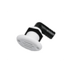 Sfiato Nylon Bianco Ovale Curvo