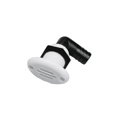 Sfiato Nylon Bianco Ovale Curvo