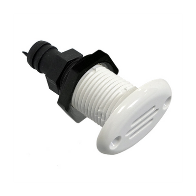 Sfiato Nylon Bianco Ovale Ø Mm.16