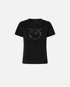 Pinko QUENTIN T-SHIRT JERSEY RICAMO FW25 da donna