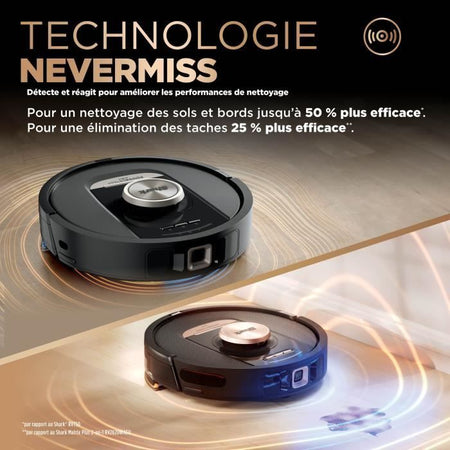Shark RV2800ZEEU PowerDetect NeverTouch Pro 2-in-1 Robot Aspirapolvere e Lavapavimenti - Auto-Svuotamento - Auto-Riempimento - Auto-Pulizia