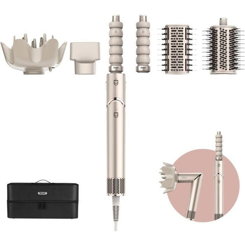 Asciugacapelli e styler 2 in 1 - SHARK FLEXSTYLE - HD446SLEU - 5 accessori - Champagne - 1400 W
