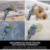 SHARK PX250EUT StainStriker HairPro Smacchiatore per Animali Domestici - Tappeti, Moquette, Mobili, Scale, Auto - 450W - 1,2 L - 1,26 m