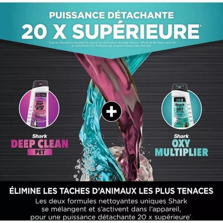 SHARK PX250EUT StainStriker HairPro Smacchiatore per Animali Domestici - Tappeti, Moquette, Mobili, Scale, Auto - 450W - 1,2 L - 1,26 m