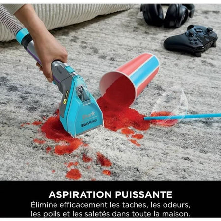 SHARK PX250EUT StainStriker HairPro Smacchiatore per Animali Domestici - Tappeti, Moquette, Mobili, Scale, Auto - 450W - 1,2 L - 1,26 m