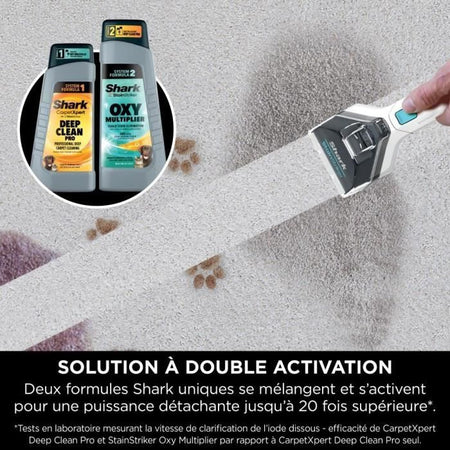 SHARK StainStriker PX200EUT Smacchiatore - Rimuove, Pulisce e Aspira - Raggio d'azione 5,7 metri - Compatto e Portatile