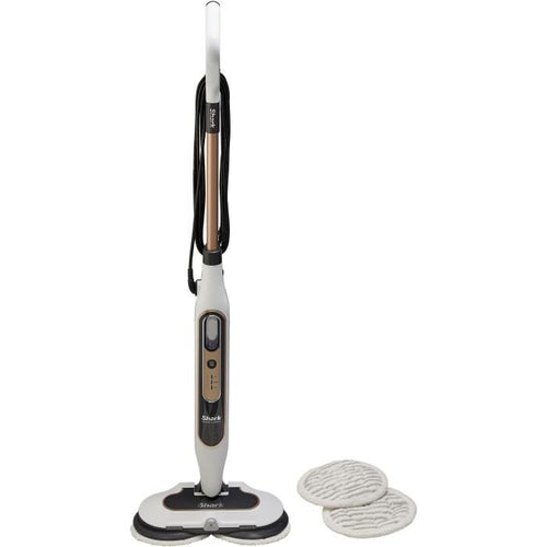 SHARK S8201EU Steam Mop - Mocio a vapore automatico - 2 cuscinetti rotanti - 3 impostazioni di vapore - Rimuove macchie e sporco