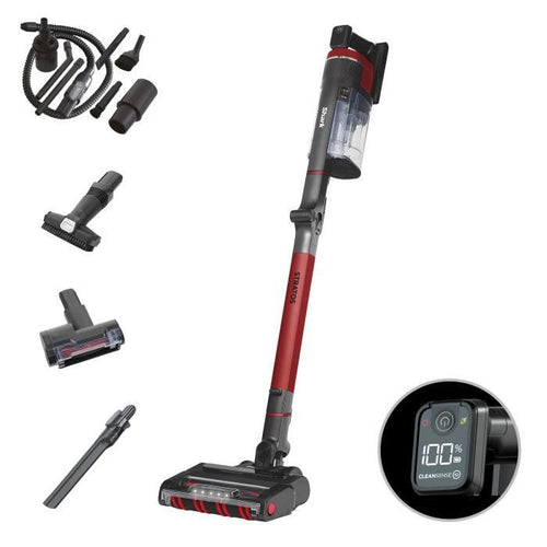 SHARK Stratos IZ400EU - Aspirapolvere a batteria - Tecnologia DuoClean + PowerFins Plus - Illuminazione a LED