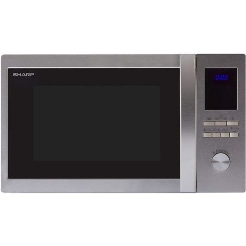 SHARP R-922STWE - Griglia in acciaio inox a microonde - 32 L - 1000 W - Griglia 1100 W - Forno 2500 W - Libera installazione