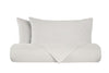 Set Letto federe parure Letto flanella caldo cotone 100% cotone Made in Italy PANNA