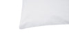 Coppia di federe Set di 2 federe copricuscino guanciale Letto 50x80 cm in flanella caldo cotone 100% cotone Made in Italy BIANCO