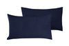 Set copripiumino federe parure copripiumino flanella caldo cotone 100% cotone Made in Italy BLU NOTTE