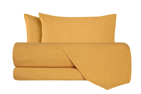 Completo letto lenzuola flanella caldo cotone 100% cotone Made in Italy OCRA