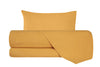 Completo letto lenzuola flanella caldo cotone 100% cotone Made in Italy OCRA