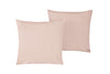 Coppia di federe Set di 2 federe copricuscino guanciale Letto in flanella caldo cotone 100% cotone Made in Italy ROSA