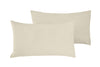 Coppia di federe Set di 2 federe copricuscino guanciale Letto in flanella caldo cotone 100% cotone Made in Italy SABBIA