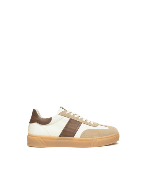 NeroGiardini Uomo Sneakers in pelle e camoscio